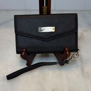 Kate Spade Wallet Leather Saffiano Wristlet Wallet Case
